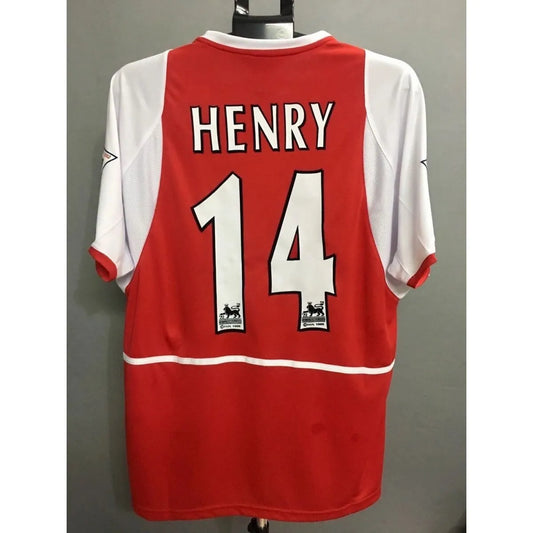 2002-2003 Arsenal Home 1:1 Quality Retro Soccer Jersey