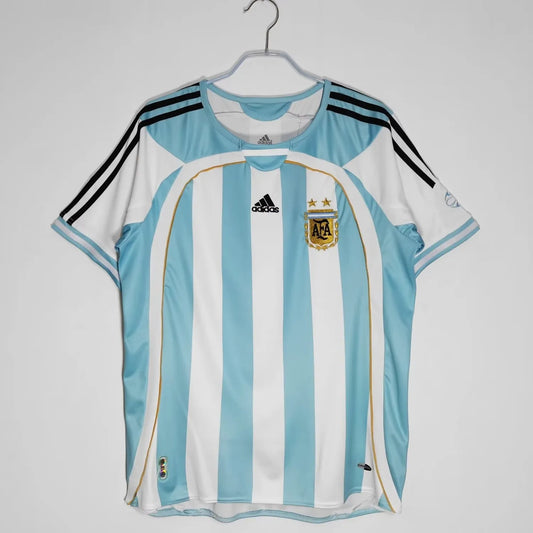 2006/2007 Argentina Home Fans 1:1 Quality Retro Soccer Jersey