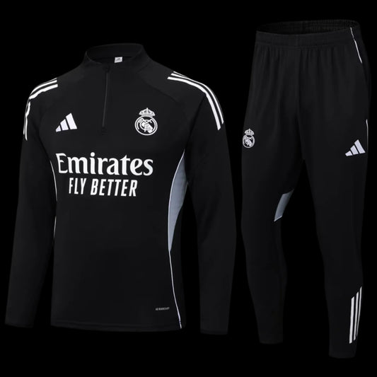 25/26 Real Madrid Black 1:1 Quality Training Jersey