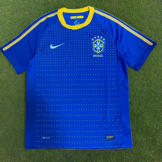 2010 Brazil Away Fans Retro 1:1 Quality Soccer Jersey