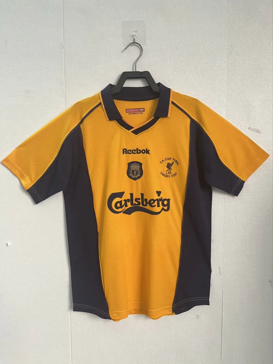 2000/2001 Liverpool Away Fans 1:1 Quality Retro Soccer Jersey