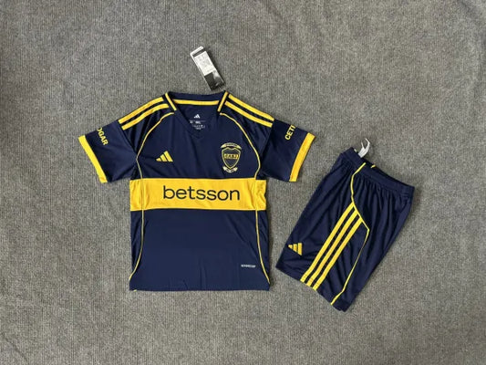25/26 Boca Home Kids 1:1 Quality Soccer Jersey