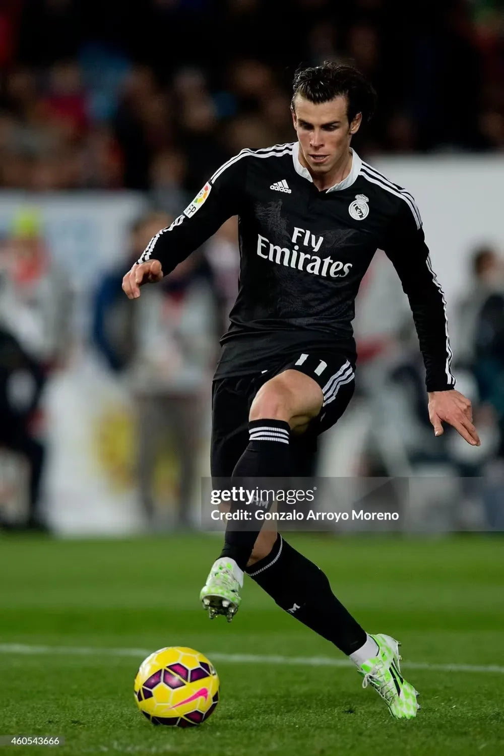2014/2015 Real Madrid Away Black Long Sleeve Player Retro 1:1 Quality Soccer Jersey