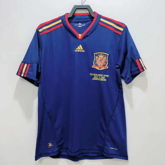2010 Spain World Cup Away Fans 1:1 Quality Retro Soccer Jersey