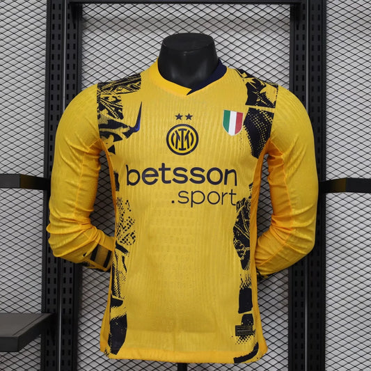 24/25 Inter Milan Third Long sleeve Player 1:1 Quality Soccer Jersey