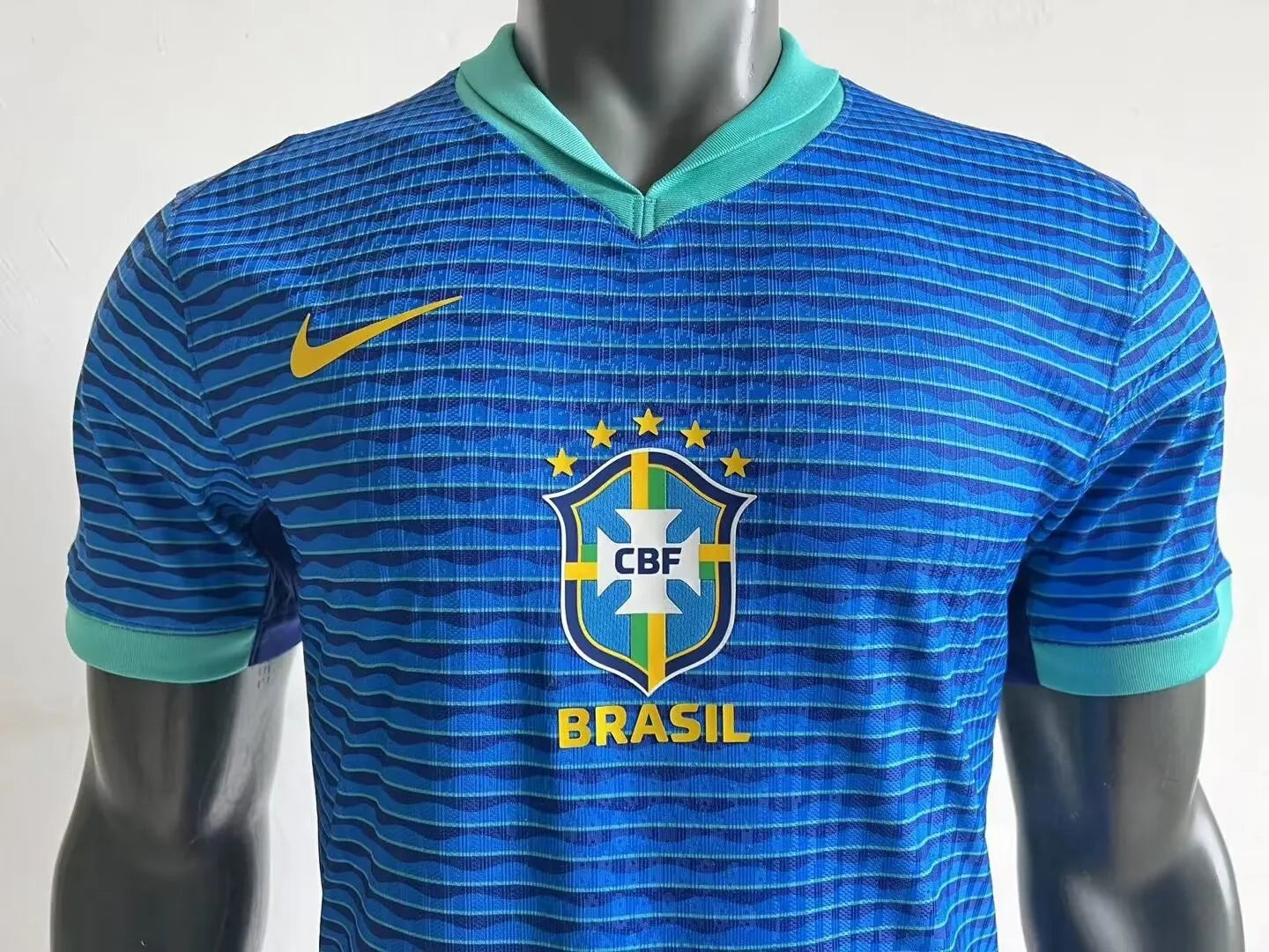 24/25 Brazil Away Blue Player 1:1 Quality Soccer Jersey