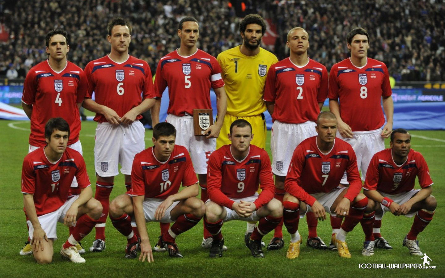 2010 England Away Red 1:1 Quality Retro Soccer Jersey