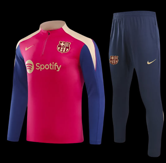 24/25 Barcelona Kids Red 1:1 Quality Training Jersey