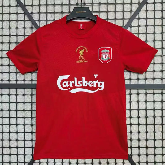 2004-2005 Liverpool Home 1:1 Quality Retro Soccer Jersey