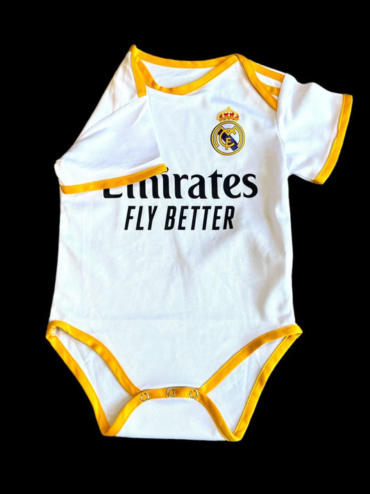 24/25 Real Madrid Home baby bodysuit