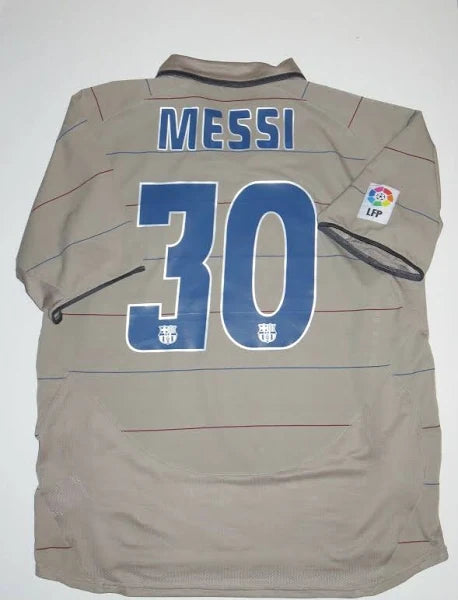 2003/2004 Barcelona Away Fans 1:1 Quality Retro Soccer Jersey