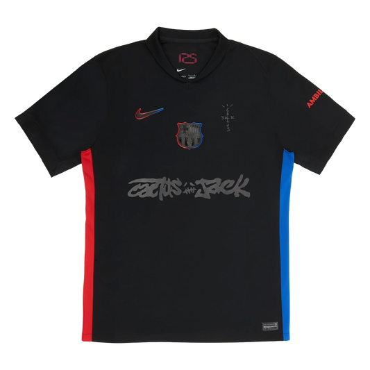 24/25 Barcelona Travis Scott Cactus Jack Away Player Jersey