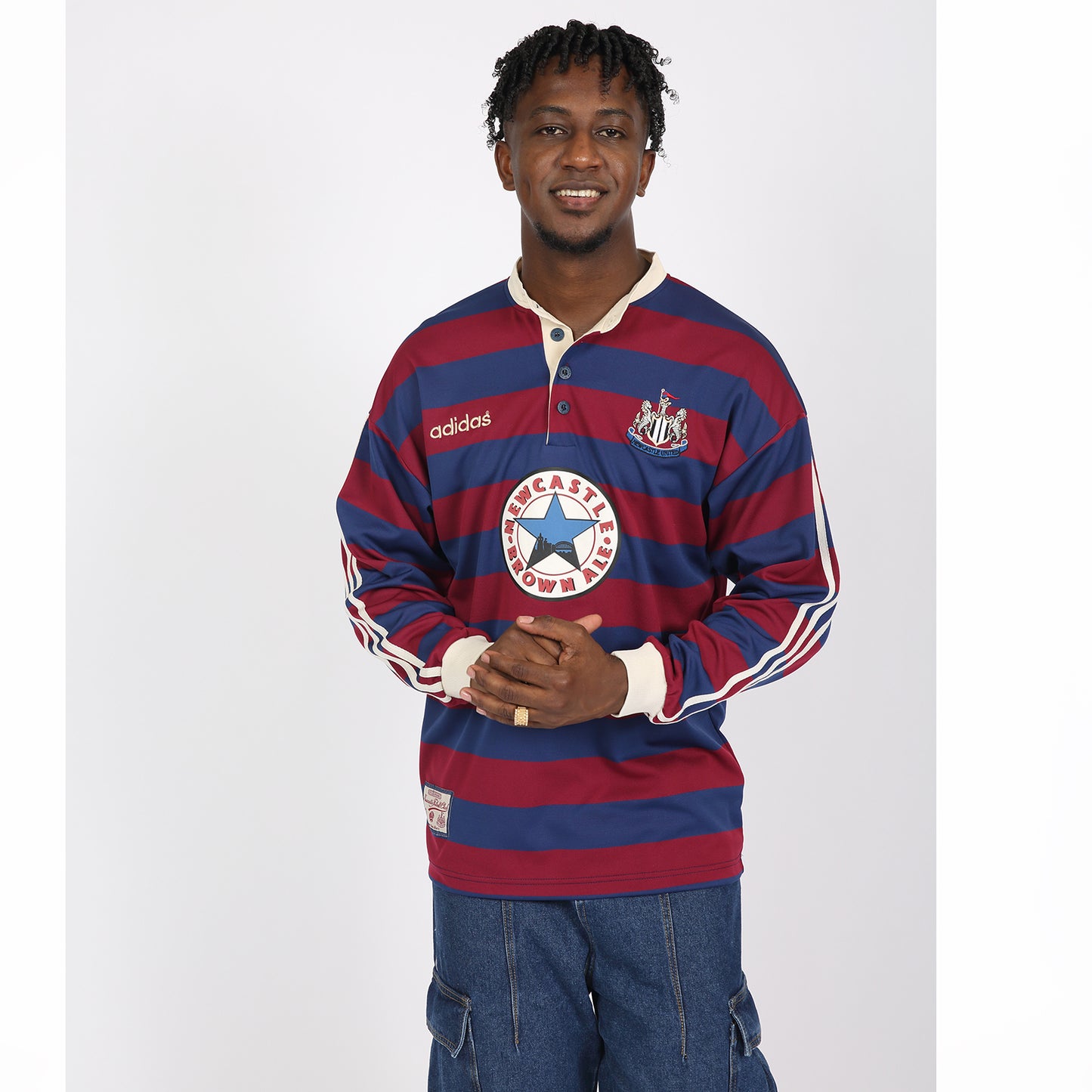 1995/1996 Newcastle Away Fans Long sleeve 1:1 Quality Retro Soccer Jersey