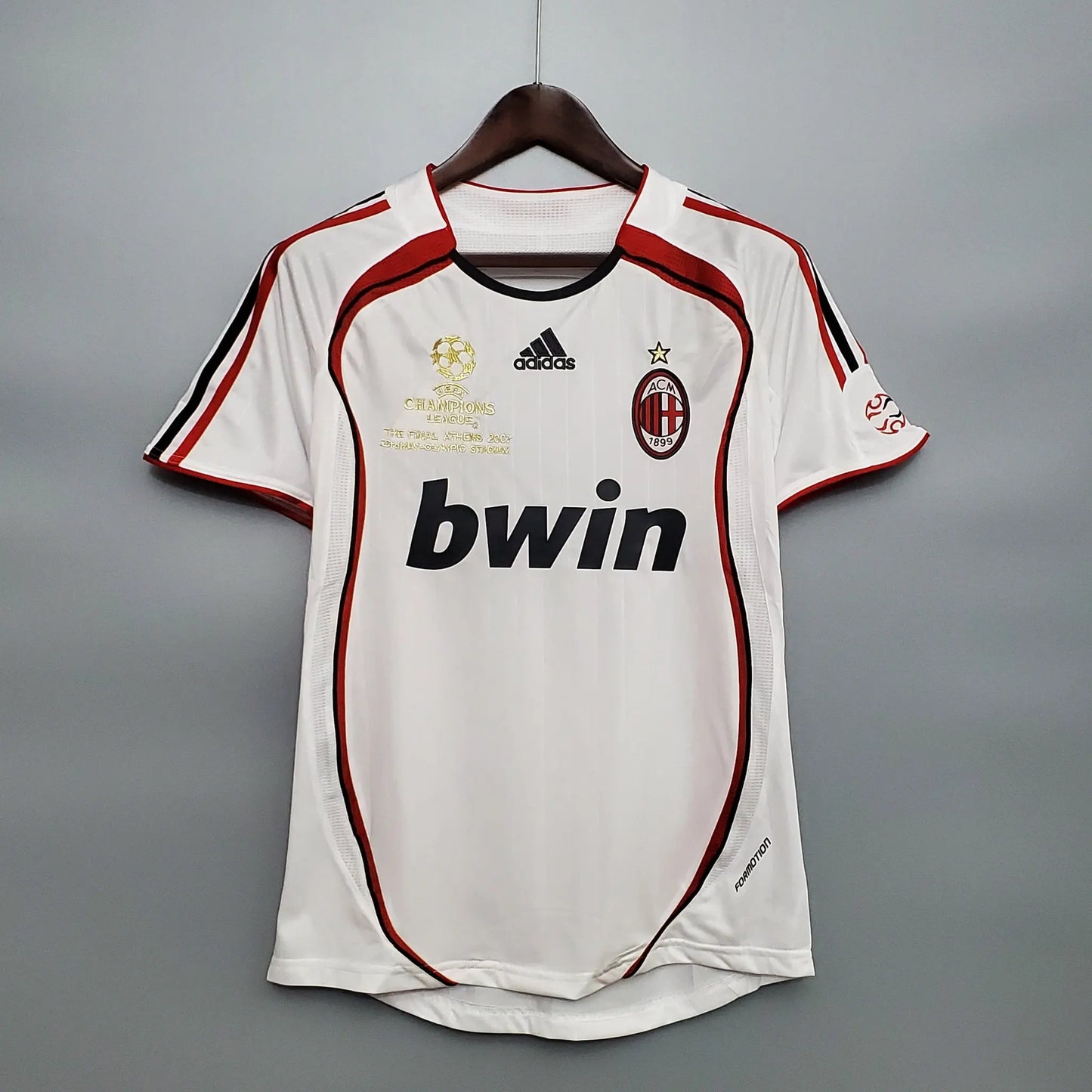 2006/2007 AC Milan Away White 1:1 Quality Retro Soccer Jersey