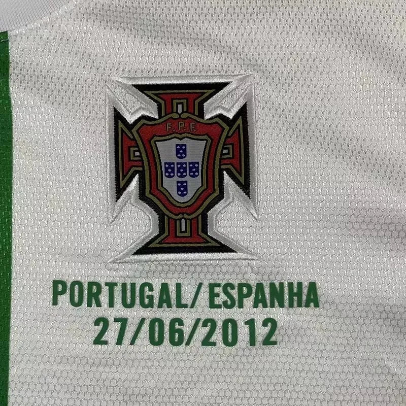 2012 Portugal Away Long Sleeve 1:1 Quality Retro Soccer Jersey