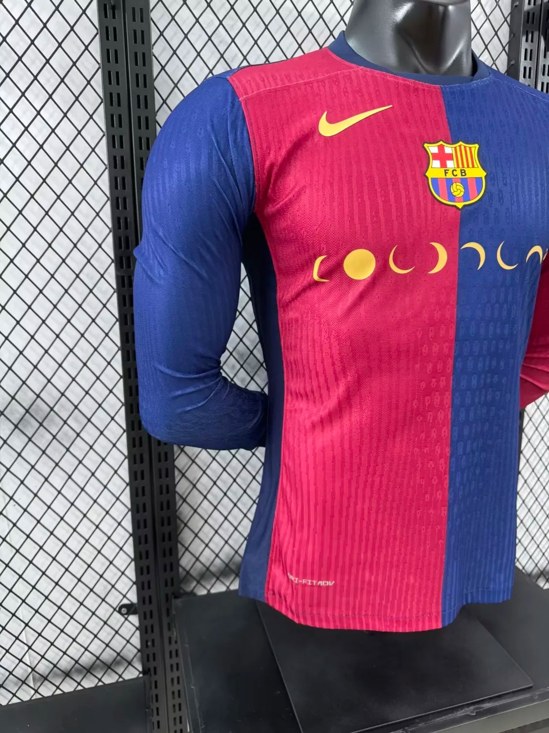 24/25 Barcelona Home Coldplay Band Long Sleeved Player 1:1 Quality Soccer Jersey