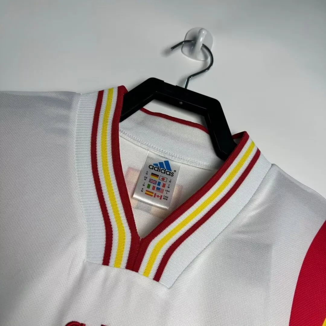 1996 Spain Away Fans 1:1 Quality Retro Soccer Jersey
