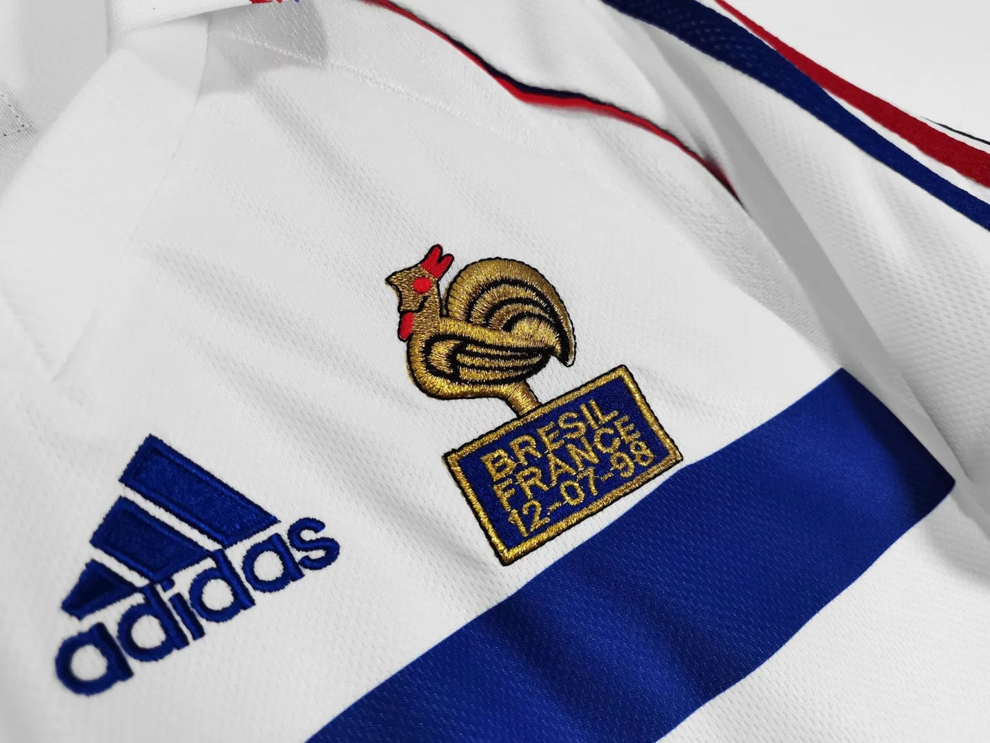 1998 France Away 1:1 Quality Retro Soccer Jersey