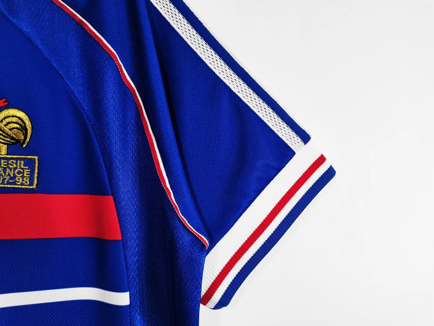 1998 France Home 1:1 Quality Retro Soccer Jersey