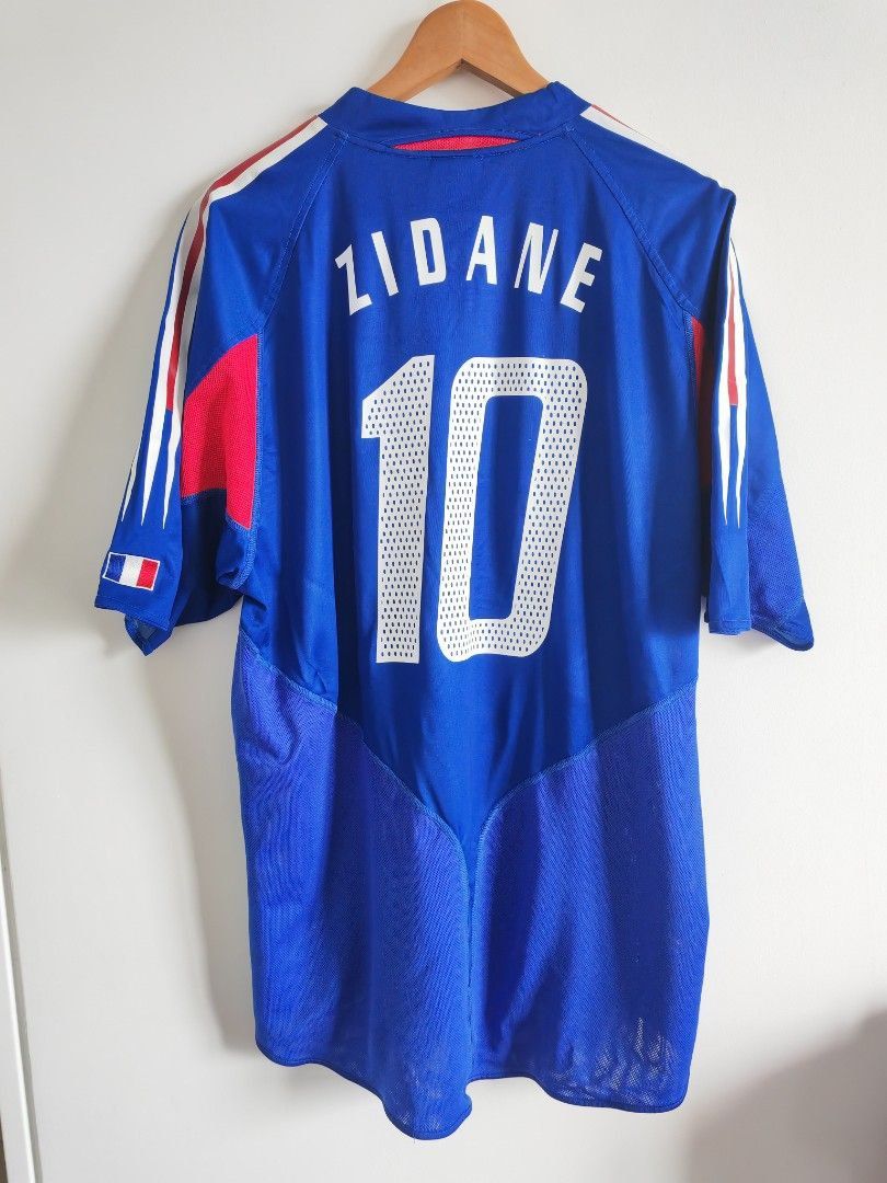 1996 France Home Blue Fans Retro 1:1 Quality Soccer Jersey
