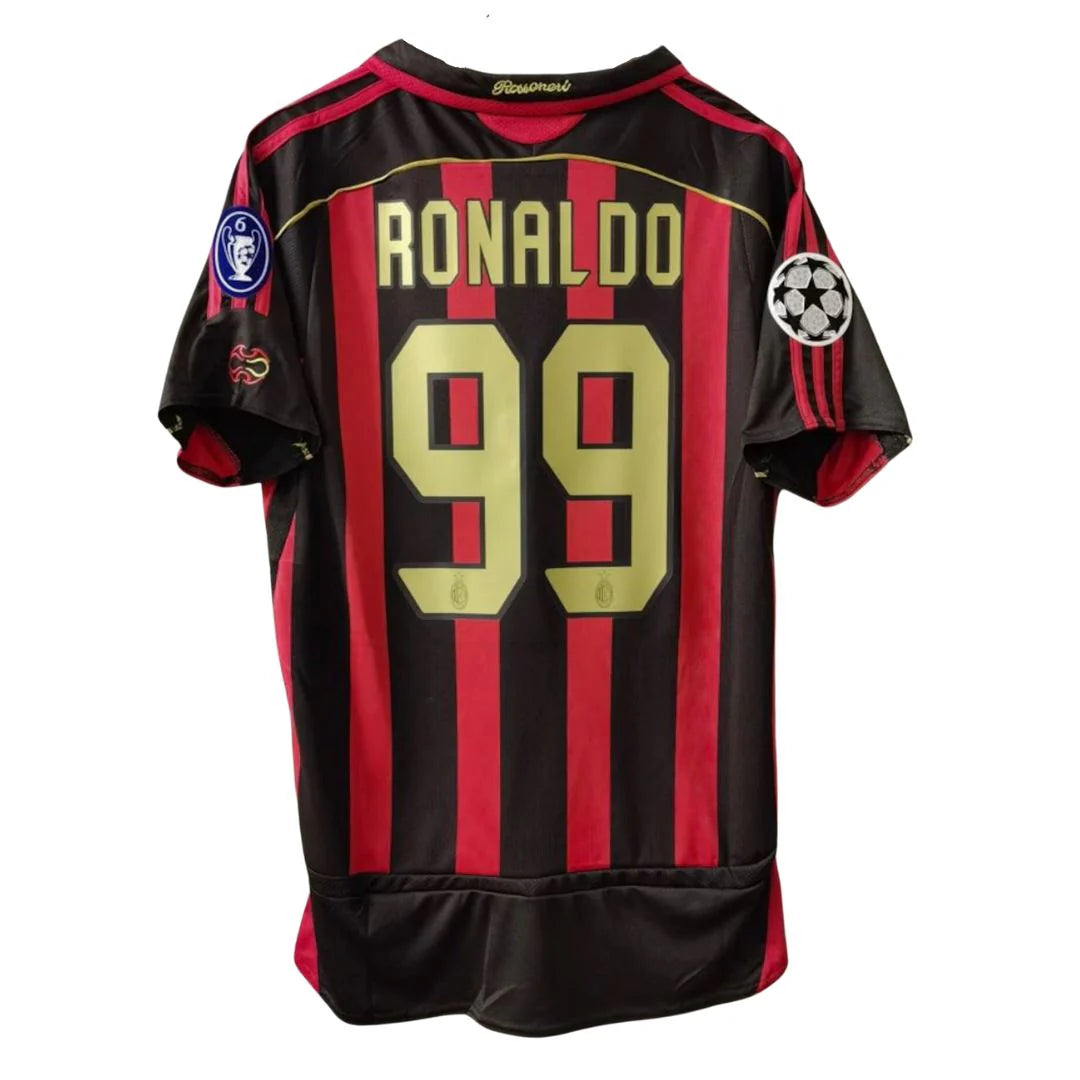 2006-2007 AC Milan Home 1:1 Retro Soccer Jersey