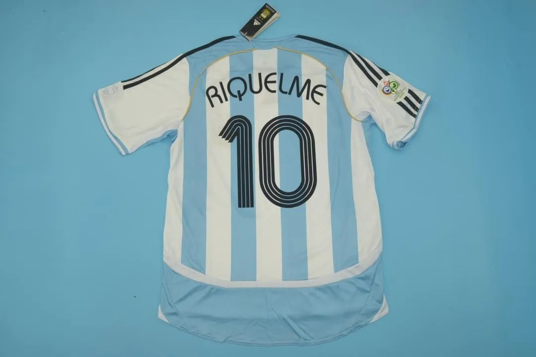 2006/2007 Argentina Home Fans 1:1 Quality Retro Soccer Jersey