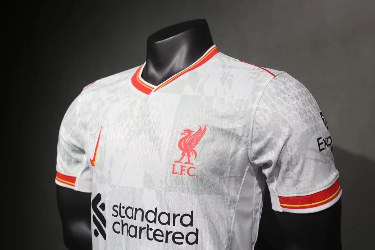 24/25 Liverpool Third White Player 1:1 Quality Soccer Jersey