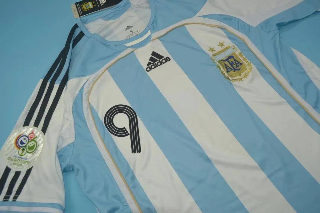 2006/2007 Argentina Home Fans 1:1 Quality Retro Soccer Jersey