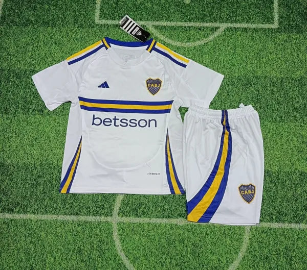 24/25 Boca Away Kids 1:1 Quality Soccer Jersey