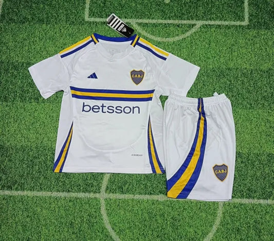 24/25 Boca Away Kids 1:1 Quality Soccer Jersey