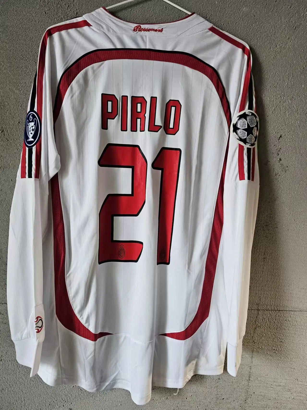 2006/2007 AC Milan Away White 1:1 Quality Retro Soccer Jersey