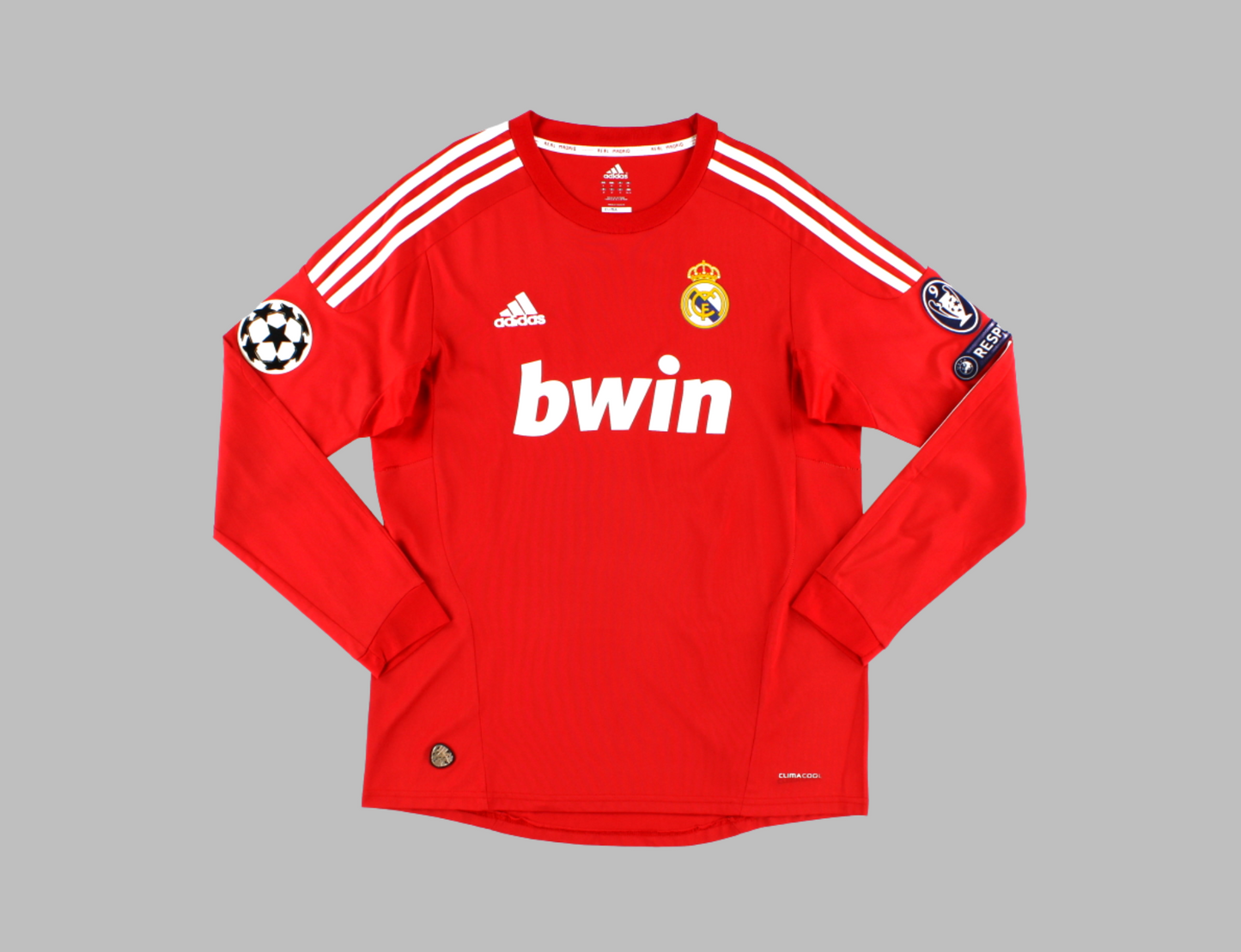 2011/2012 Real Madrid Third Long Sleeve Retro 1:1 Quality Soccer Jersey