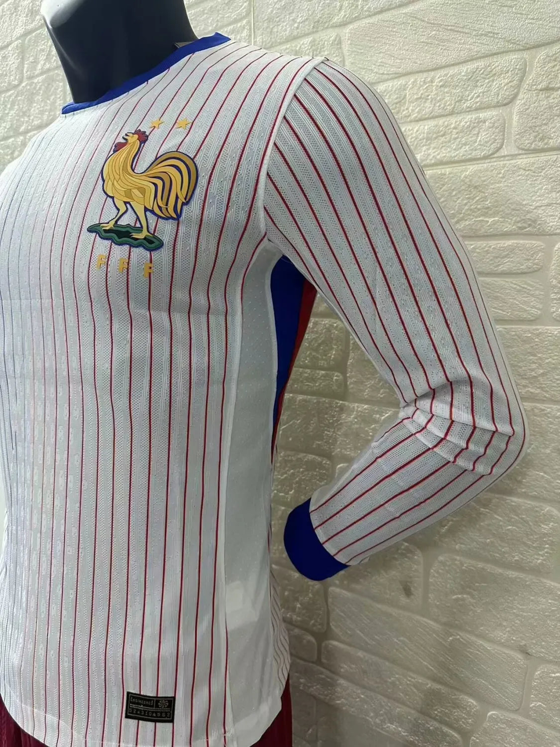24/25 France Away Player Long sleeve 1:1 Quality Soccer Jersey