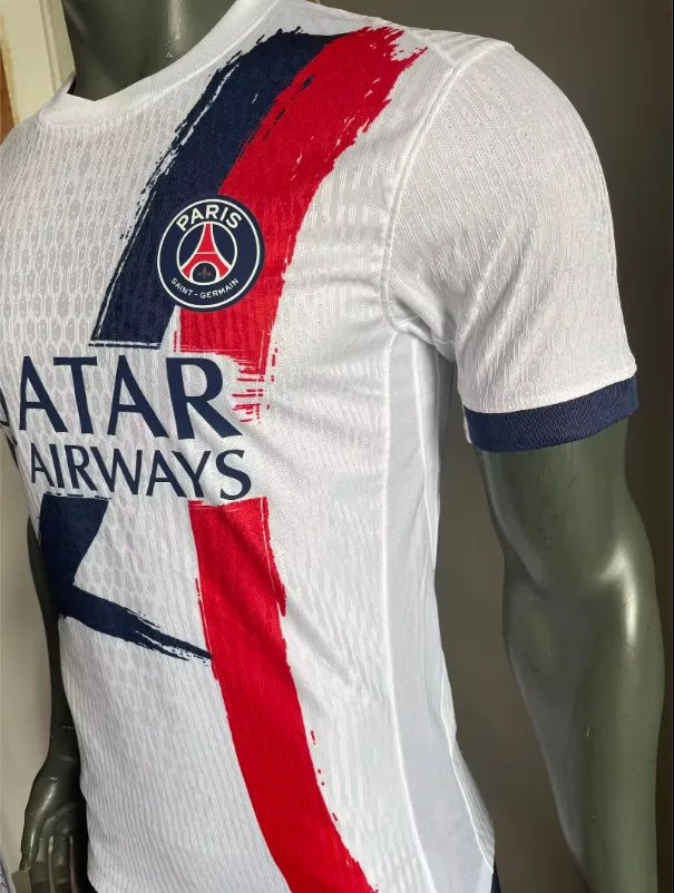 24/25 PSG Away White Player 1:1 Quality Soccer Jersey
