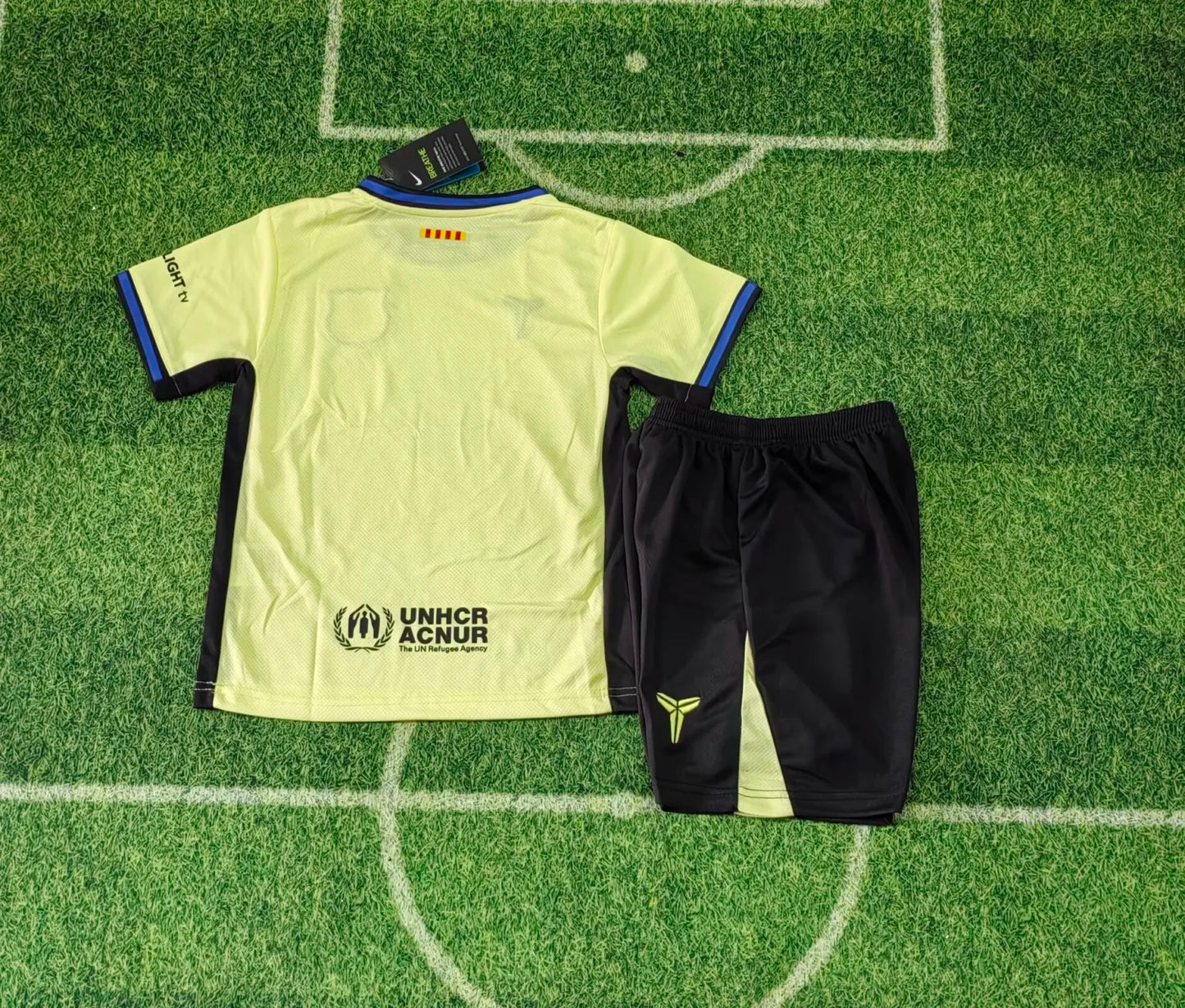 25/26 Kobe X Barcelona Special Edition Kids Kits 1:1 Quality Soccer Jersey