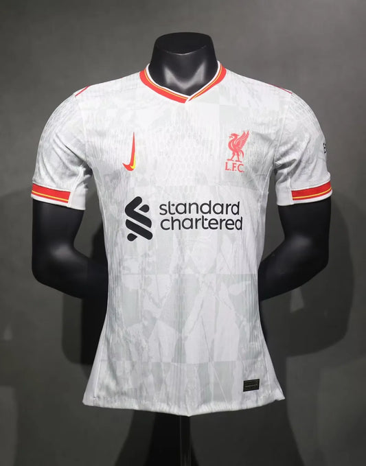 24/25 Liverpool Third White Player 1:1 Quality Soccer Jersey