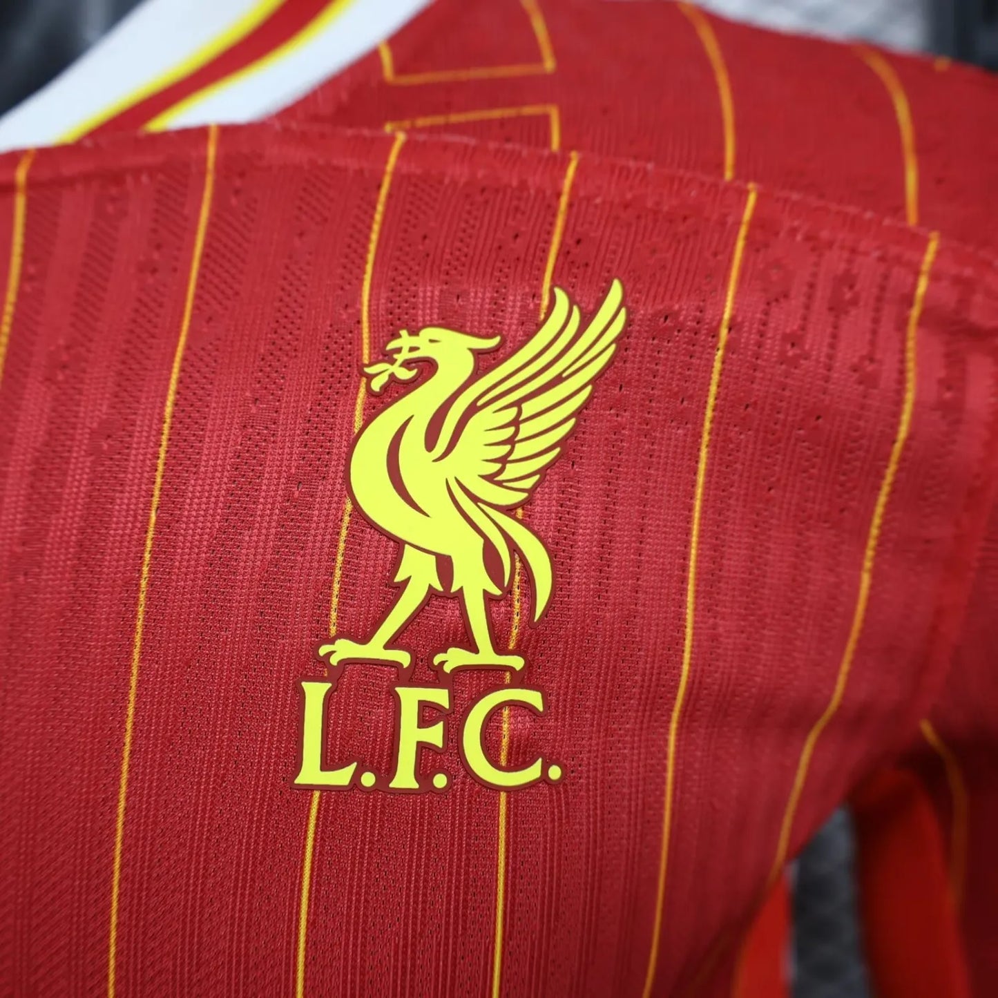 24/25 Liverpool Home Red Long Sleeve Player 1:1 Quality Soccer Jersey