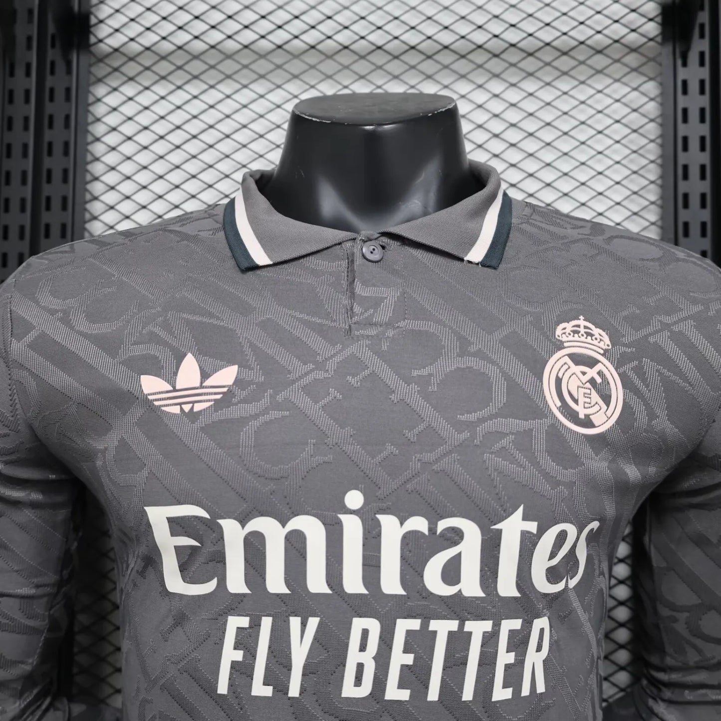 24/25 Real Madrid Third Player Long Sleeve 1:1 Quality Soccer Jersey