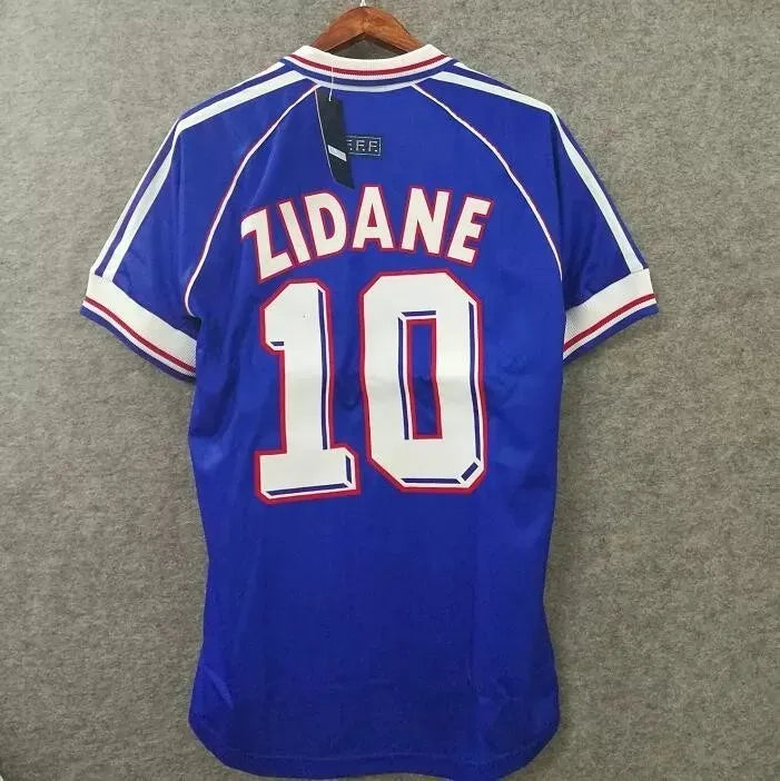 1998 France Home 1:1 Quality Retro Soccer Jersey
