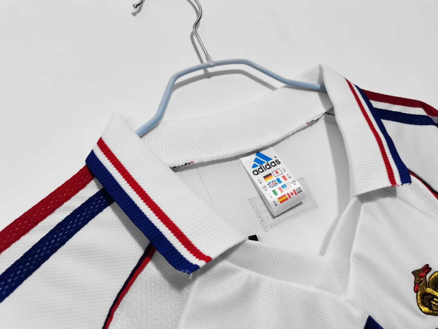 1998 France Away 1:1 Quality Retro Soccer Jersey