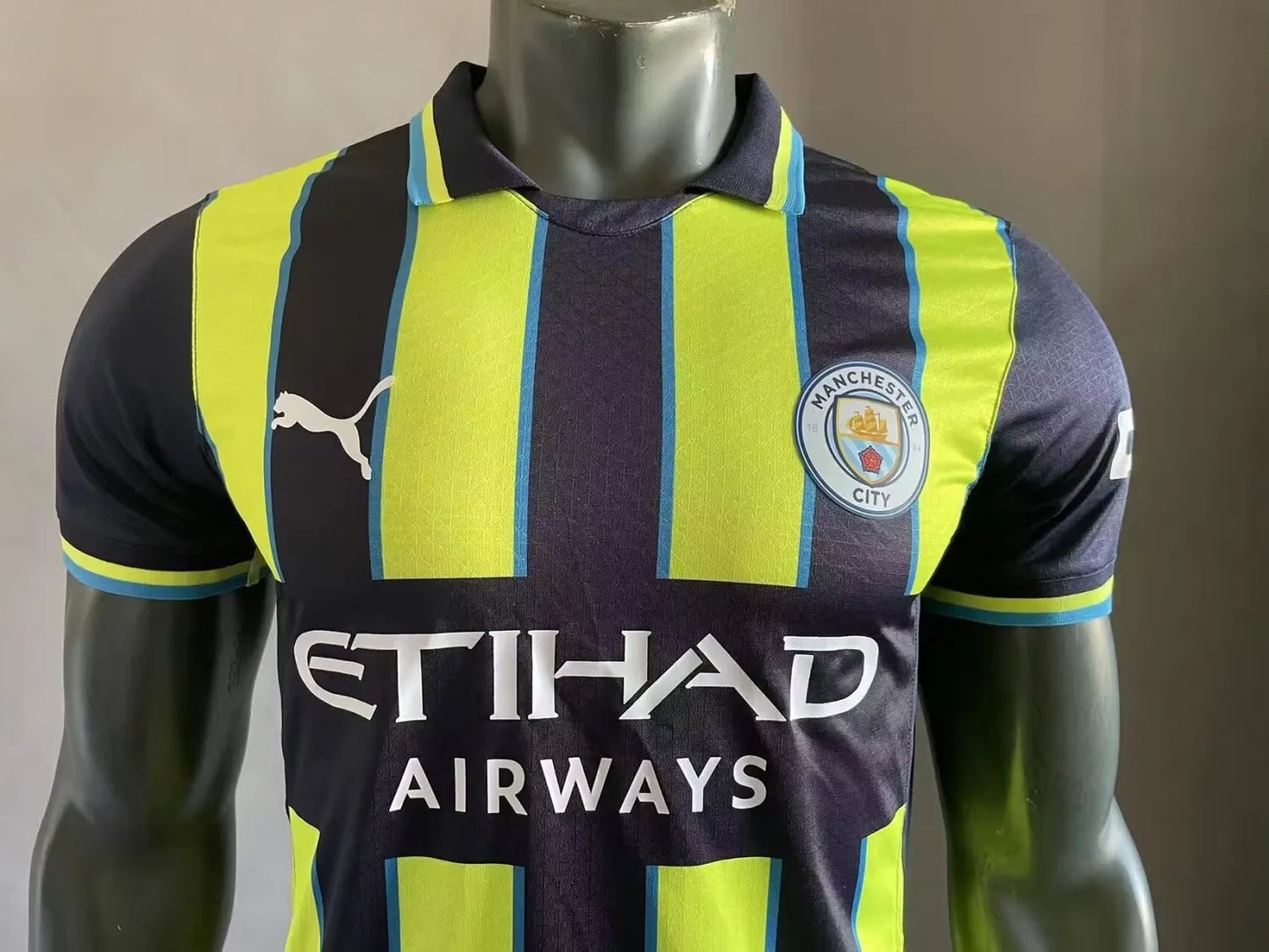 24/25 Manchester City Away Player 1:1 Quality Soccer Jersey