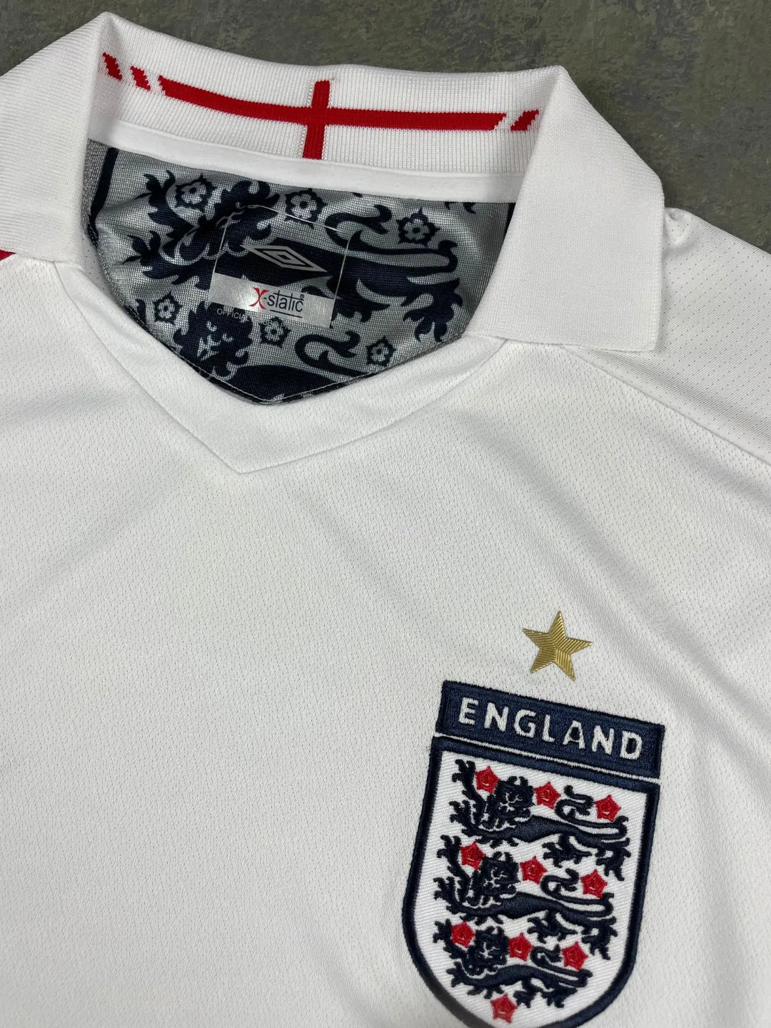 2006 England Home 1:1 Retro Soccer Jersey