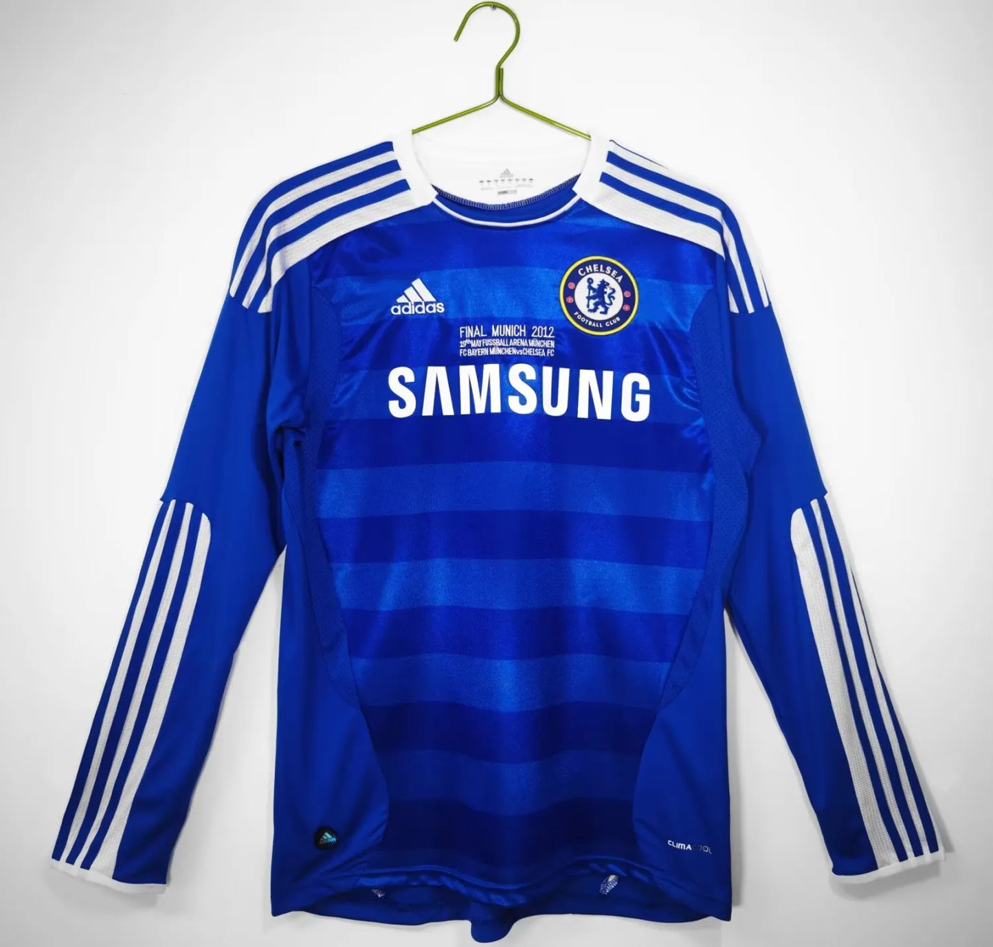 2011-2012 Chelsea Home Long Sleeve 1:1 Retro Soccer Jersey