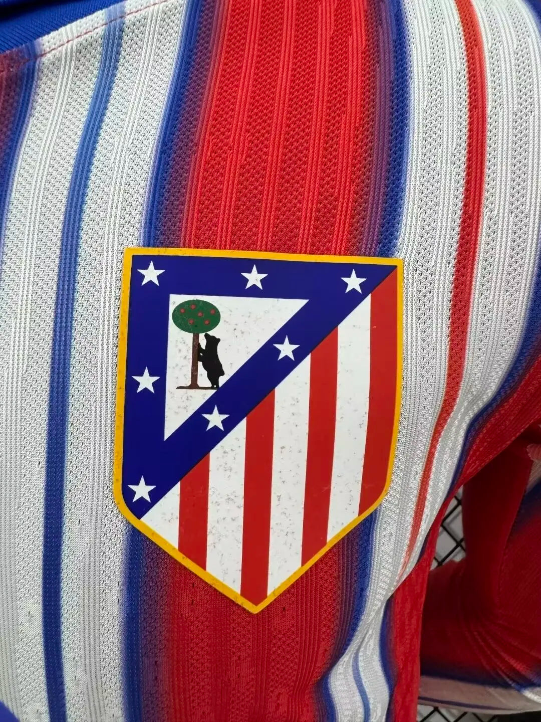 24/25 Atletico Madrid Home Long Sleeve Player 1:1 Quality Soccer Jersey