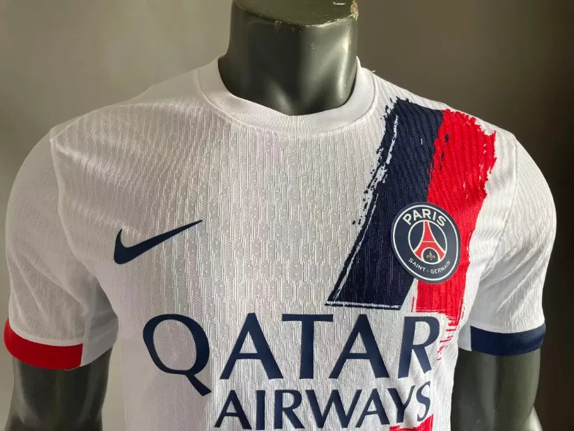 24/25 PSG Away White Player 1:1 Quality Soccer Jersey