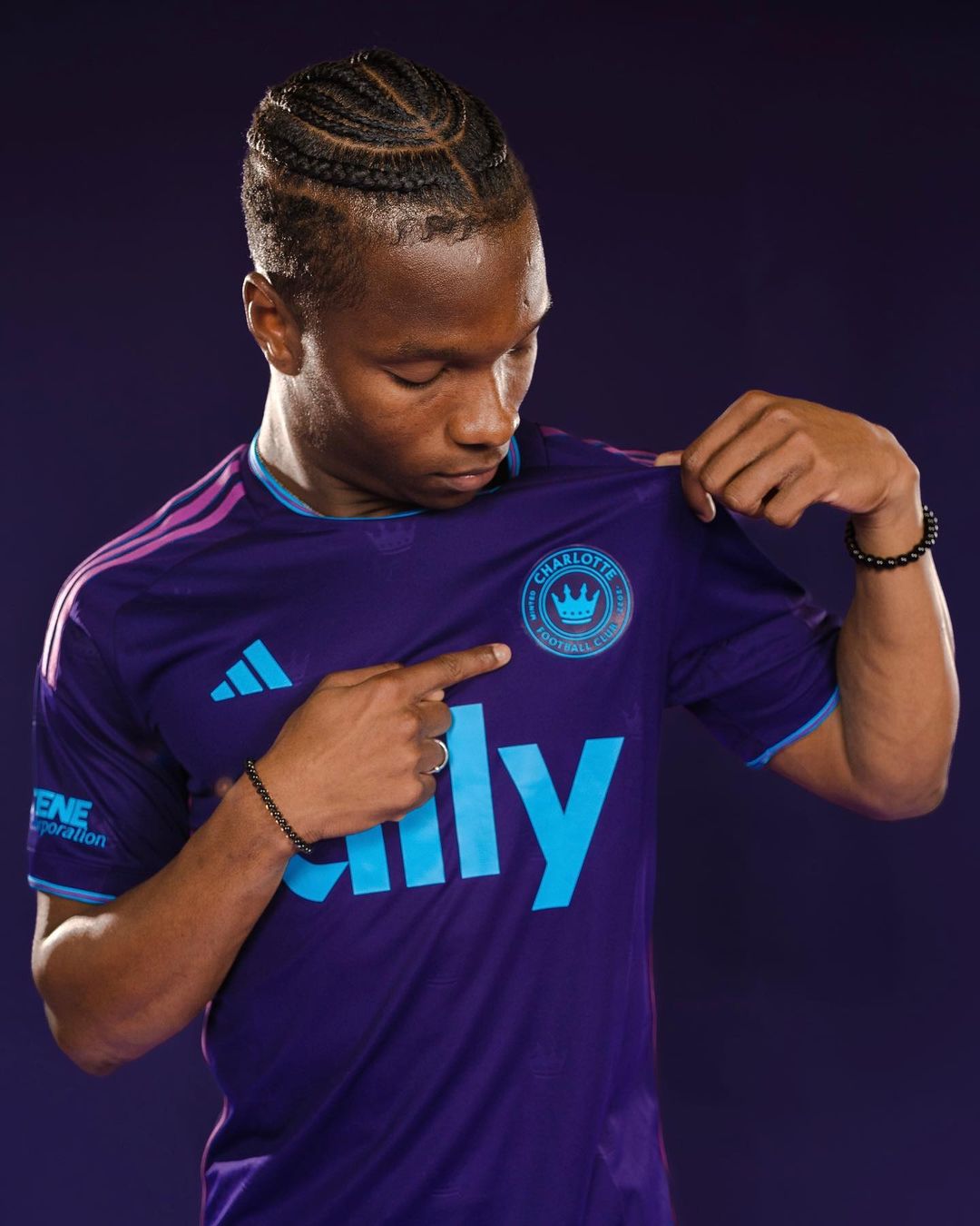 23/24 Charlotte FC Away Player Version 1:1 Quality Soccer Jersey