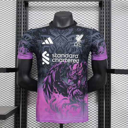 24/25 Liverpool Special Edition Black Purple Player 1:1 Quality Soccer Jersey