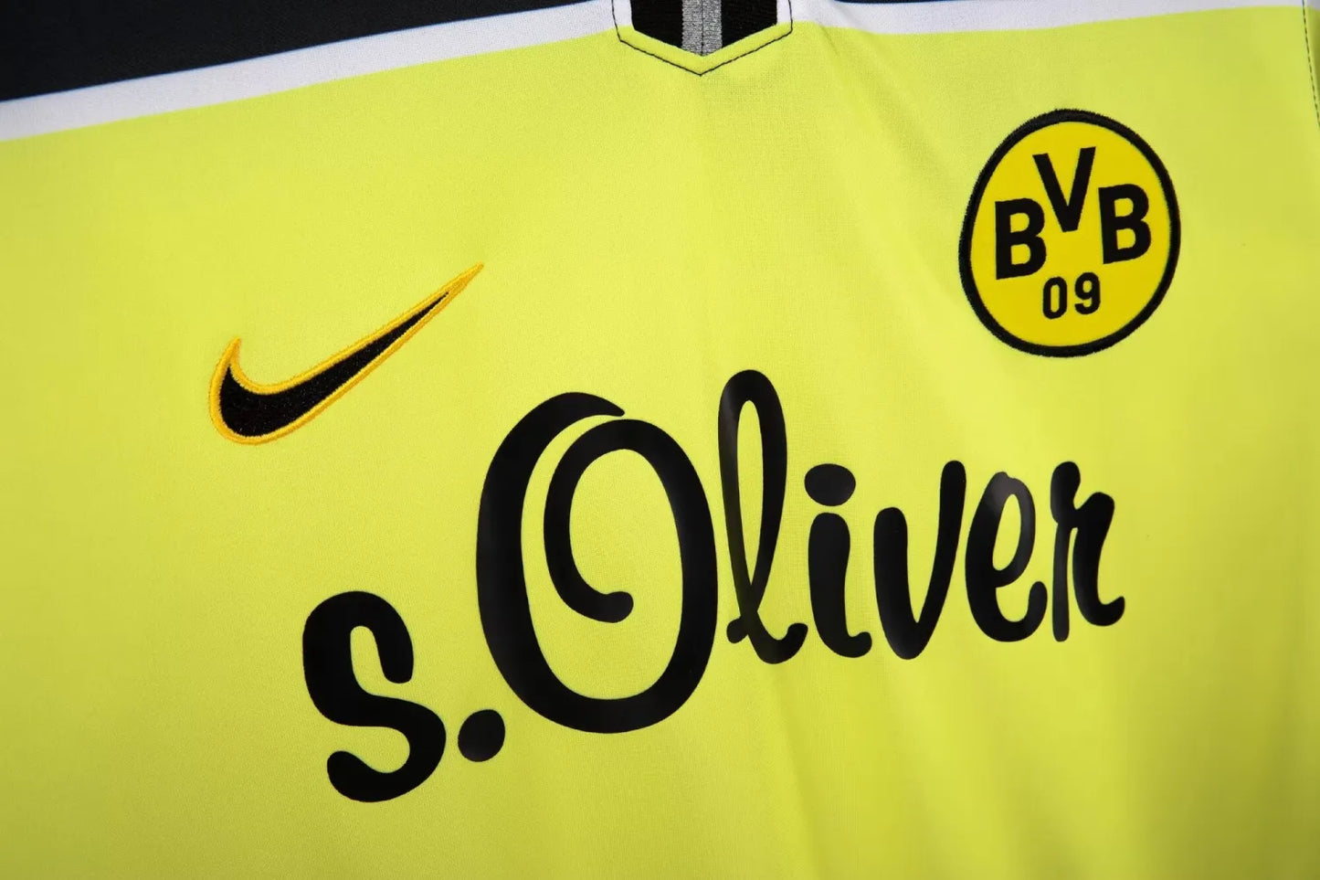 1988 Dortmund Home Yellow 1:1 Retro Soccer Jersey