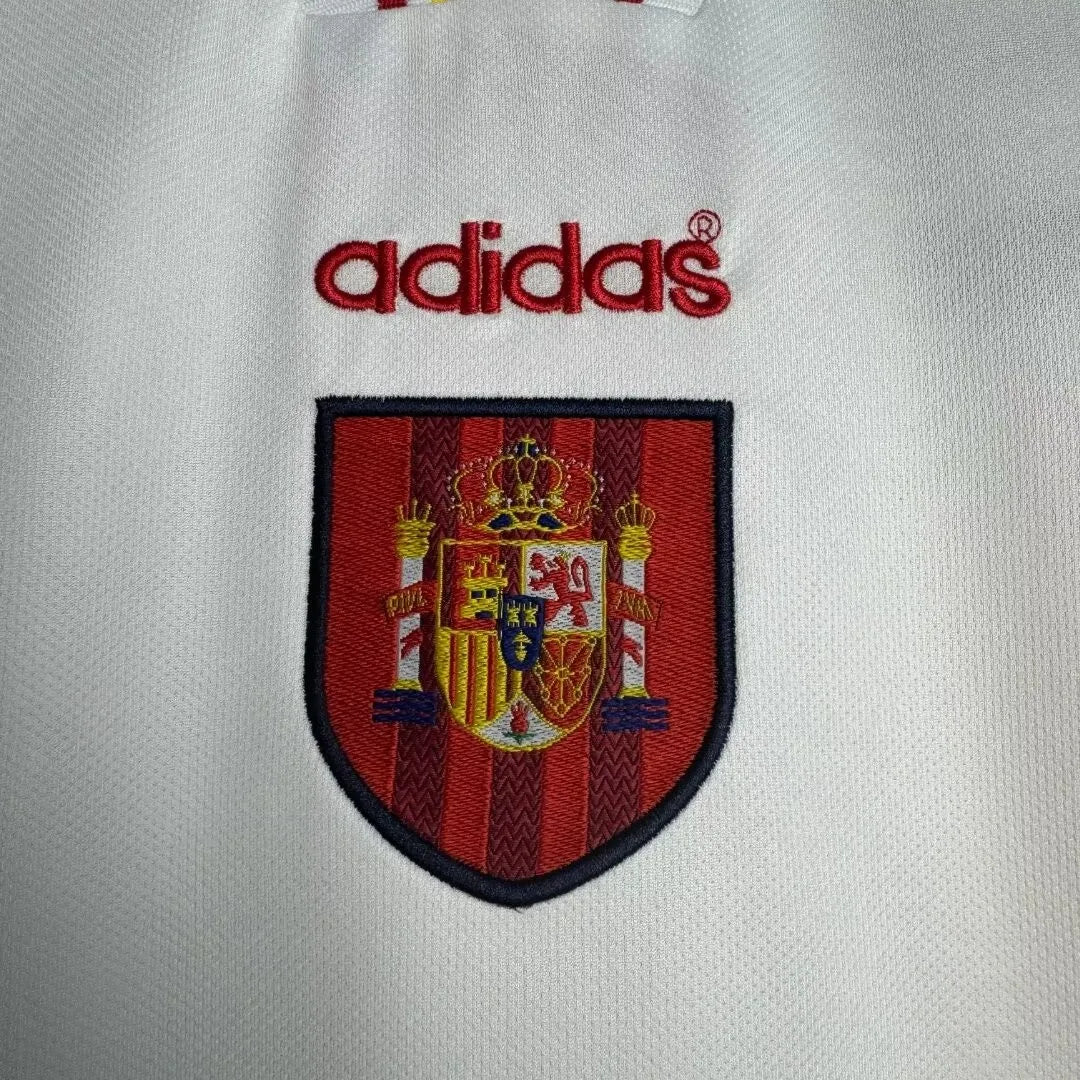 1996 Spain Away Fans 1:1 Quality Retro Soccer Jersey