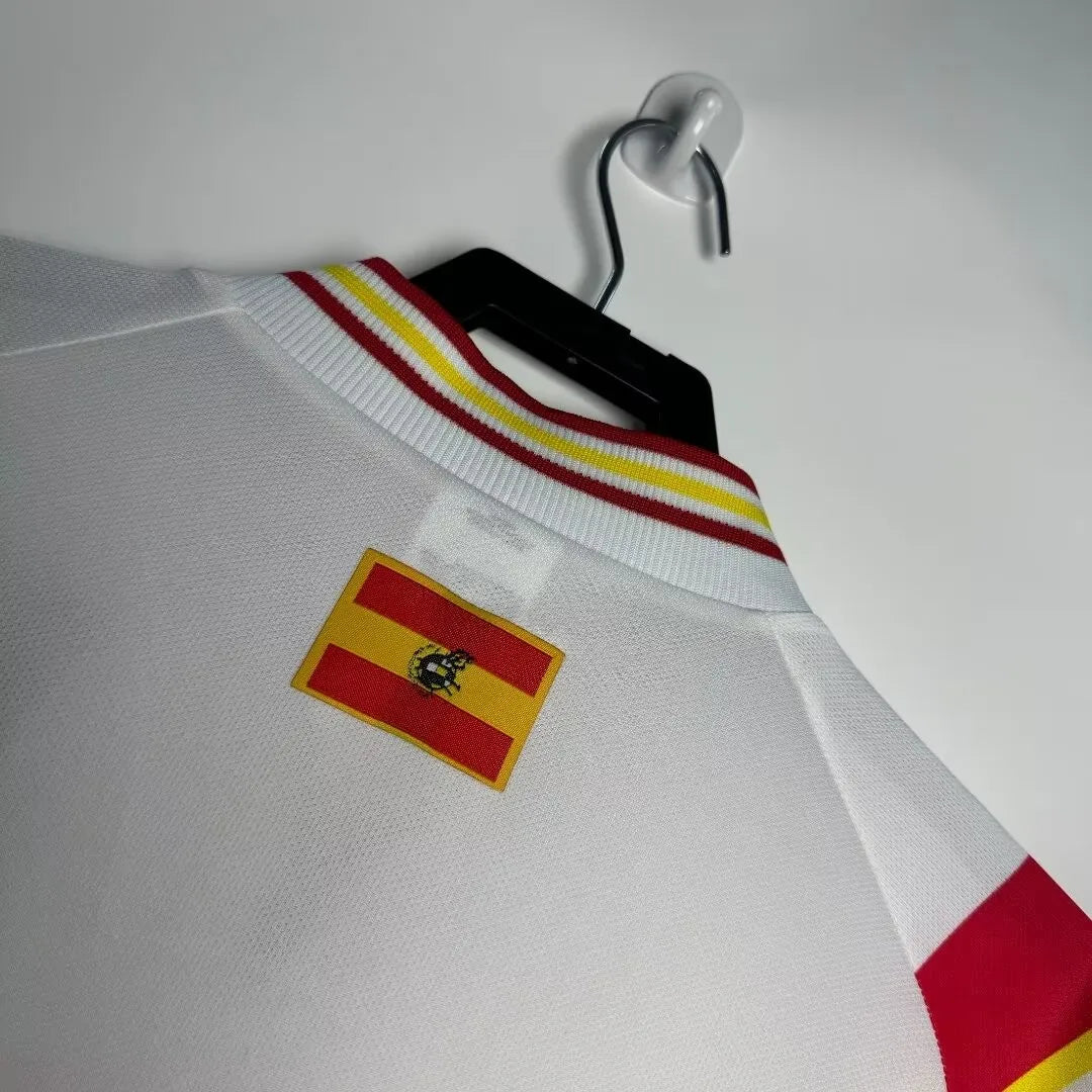1996 Spain Away Fans 1:1 Quality Retro Soccer Jersey